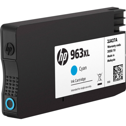 HP 963XL High Yield Cyan Original Ink Cartridge