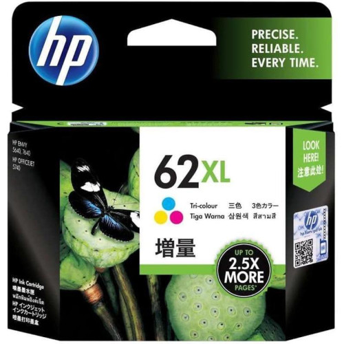 Струйный картридж HP 62XL многоцветный, 415 стр., для HP OfficeJet 200