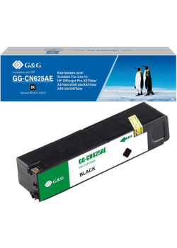 Струйный картридж G&G GG-CN625AE черный, 256 мл, для HP Officejet Pro X576dw/X476dn/X551dw/X451dw