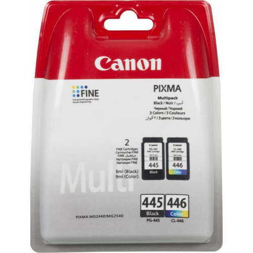 Набор картриджей Canon PG-445/CL-446 многоцветный/черный, 180 стр., для Canon MG2440/MG2540