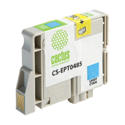 -/ Картридж струйный Cactus CS-EPT0485 светло-голубой (14.4мл) для Epson Stylus Photo R200/R220/R300/R3
