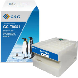 Струйный картридж G&G GG-C13T865140 T8651 черный, 176 мл, для Epson WorkForce Pro WF-M5690DWF/M5190DW