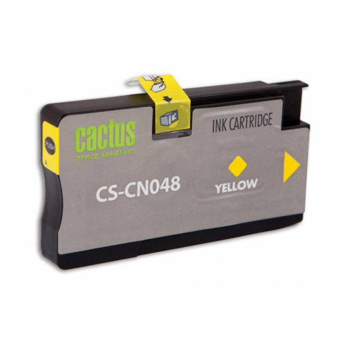 -/ Картридж струйный Cactus CS-CN048 №951XL желтый (26мл) для HP DJ Pro 8100/8600