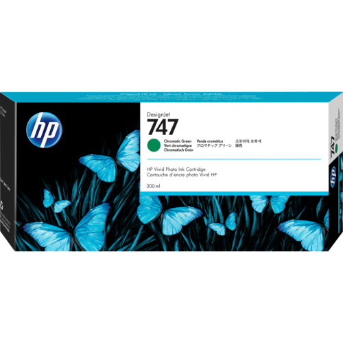 Картридж/ HP 747 300-ml Chromatic Green Ink Cartridge