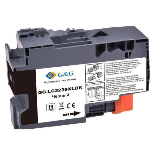 Струйный картридж G&G GG-LC3239XLBK черный, 129 мл, для Brother HL-J6000DW/J6100DW Струйный картридж G&G GG-LC3239XLBK черный, 129 мл, для Brother HL-J6000DW/J6100DW