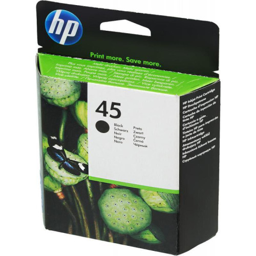 Струйный картридж HP 45 черный, 930 стр., для HP DeskJet 7xxC/815C/880C/895C/9xxC/112xC/1220/6122/6127