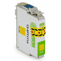 -/ Картридж струйный Cactus CS-EPT1714 17XL желтый (10мл) для Epson XP-33/103/203/207/303/306/403/406