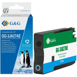 Картридж струйный G&G GG-3JA27AE 963XL голубой (25.8мл) для HP OfficeJet Pro 9010/9010e/9012/9012e/9014/9014e/9015/9015e/9016/9019/9019e/9020/9022/9022e/9025/9025e AIO