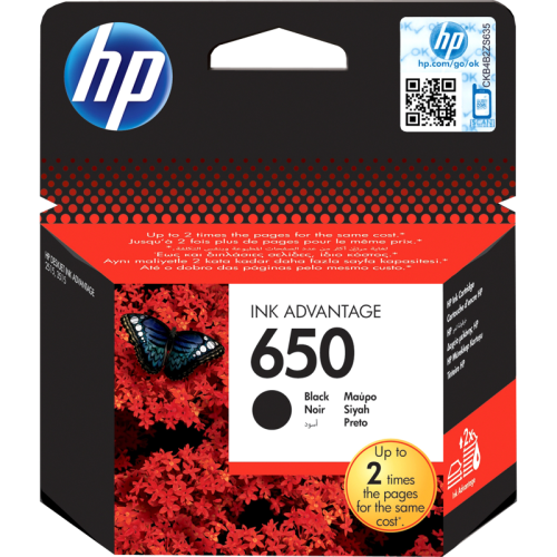 Картридж/ HP 650 Black Ink Cartridge
