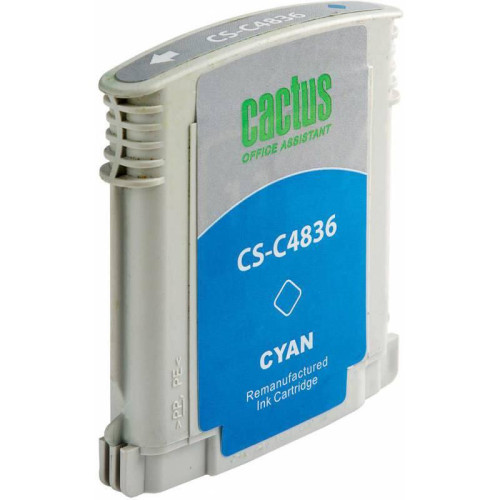 -/ Картридж струйный Cactus CS-C4836 №11 голубой (29мл) для HP BIJ 1000/1100/1200/2200/2300/2600/2800 -/ Картридж струйный Cactus CS-C4836 №11 голубой (29мл) для HP BIJ 1000/1100/1200/2200/2300/2600/2800