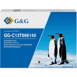 Струйный картридж G&G GG-C13T966140 T9661 черный, 40000 стр., для Epson WorkForce Pro WF-M5299DW/M5799DWF/M5298DW