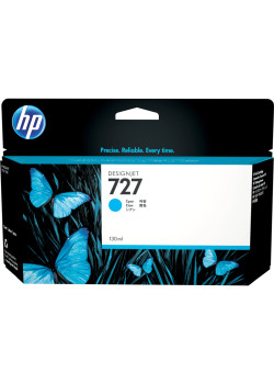 Картридж/ HP 727 130-ml Cyan Ink Cartridge
