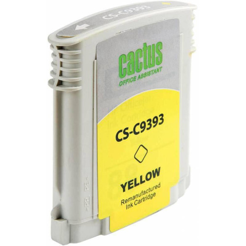 -/ Картридж струйный Cactus CS-C9393 №88 желтый (29мл) для HP DJ Pro K550