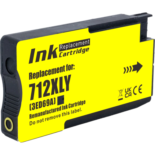 -/ Струйный картридж NV Print 712 (NV-3ED69A) Yellow для HP DJ T210/T630 (29 мл) совместимый