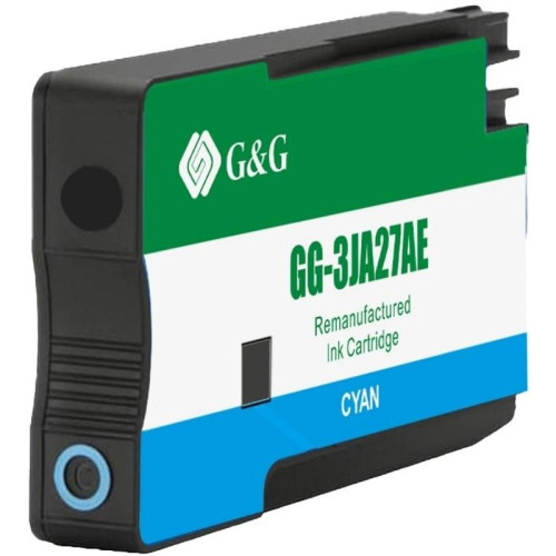 Картридж струйный G&G GG-3JA27AE 963XL голубой (25.8мл) для HP OfficeJet Pro 9010/9010e/9012/9012e/9014/9014e/9015/9015e/9016/9019/9019e/9020/9022/9022e/9025/9025e AIO
