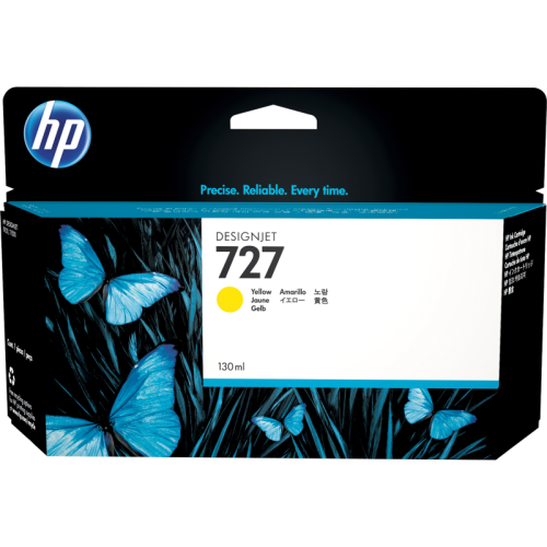 HP 727 130-ml Yellow Ink Cartridge