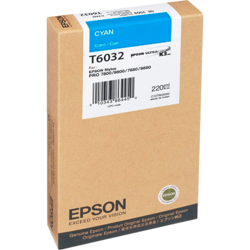 Картридж/ Epson I/C SP-7880/9880 220ml Cyan