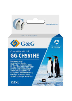 Струйный картридж G&G GG-CH561HE 122 черный, 18 мл, для HP DeskJet 1050A/2050A/3000