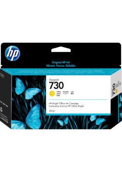 Картридж/ HP 730 130-ml Yellow Ink Cartridge