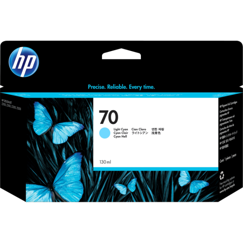 Картридж/ HP 70 130-ml Light Cyan Ink Cartridge