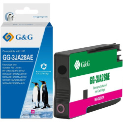 Картридж струйный G&G GG-3JA28AE 963XL пурпурный (25.8мл) для HP OfficeJet Pro 9010/9010e/9012/9012e/9014/9014e/9015/9015e/9016/9019/9019e/9020/9022/9022e/9025/9025e AIO