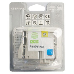 -/ Картридж струйный Cactus CS-EPT0482 T0482 голубой (14.4мл) для Epson Stylus Photo R200/R220/R300/R32