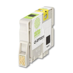 -/ Картридж струйный Cactus CS-EPT0551 T0551 черный (10мл) для Epson Stylus RX520/Stylus Photo R240