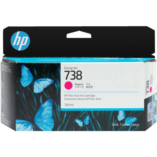Картридж/ HP 738 130-ml Magenta DesignJet Ink Cartridge