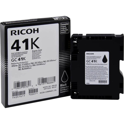 Print Cartridge GC 41K Print Cartridge GC 41K