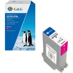 Картридж струйный G&G GG-PFI107M PFI-107 M пурпурный (130мл) для Canon imageProGRAF iPF670/680/685/770/780/785