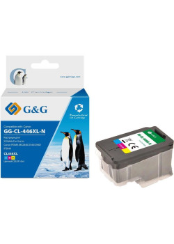 Картридж струйный G&G GG-CL-446XL-N CL-446 голубой/пурпурный/желтый (15мл) для Canon PIXMA MX494; MG2440/2545S/2940/2540/2540S/3040;iP2840;TS204/304/3140/3340;TR4540
