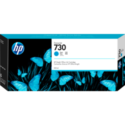 Картридж/ HP 730 300-ml Cyan Ink Cartridge