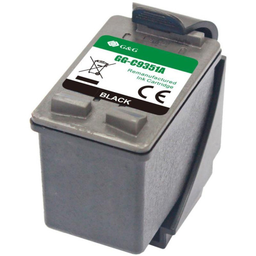 Струйный картридж G&G GG-C9351A № 21 черный, 17 мл, для HP DeskJet 3920/3940/D1360/D1460/D1470/D1560/D2330/D2360/D2430/D2460/F370/F375/F380/F2180/F2187/F2224/F2280/F2290/F4140/F4172/F4180/F4190