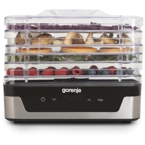 Сушка для фруктов и овощей Gorenje FDK400DE 5под. 240Вт нержавеющая сталь Сушка для фруктов и овощей Gorenje FDK400DE 5под. 240Вт нержавеющая сталь