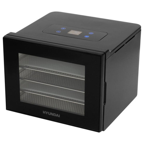 Сушка для фруктов и овощей Hyundai HYFD-1204 8под. 400Вт черный