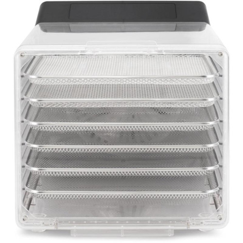 Сушка для фруктов и овощей Hyundai HYFD-8800 12под. 600Вт черный