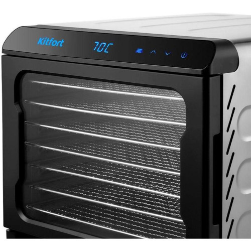 Сушка для фруктов и овощей Kitfort КТ-4931 21под. 650Вт нержавеющая сталь