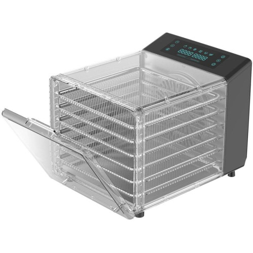 Сушка для фруктов и овощей Hyundai HYFD-8800 12под. 600Вт черный