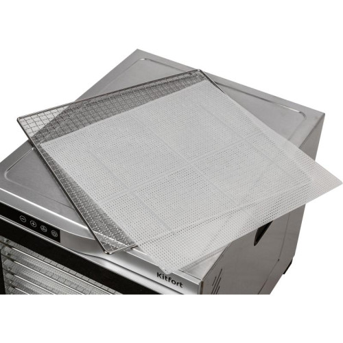 Сушка для фруктов и овощей Kitfort КТ-1910 30под. 1000Вт нержавеющая сталь