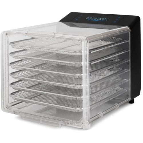 Сушка для фруктов и овощей Hyundai HYFD-8800 12под. 600Вт черный