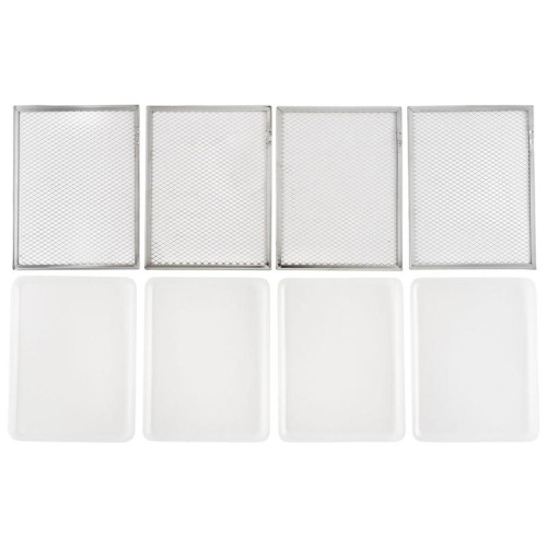 Сушка для фруктов и овощей Hyundai HYFD-1204 8под. 400Вт черный