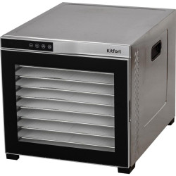 Сушка для фруктов и овощей Kitfort КТ-1910 30под. 1000Вт нержавеющая сталь