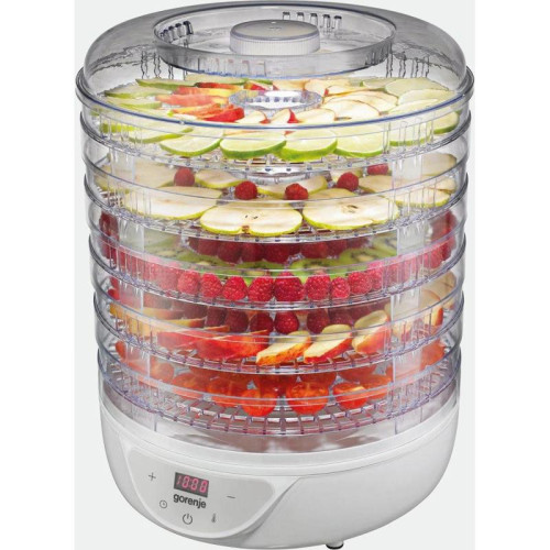 Сушка для фруктов и овощей Gorenje FDK24DW 5под. 240Вт белый Сушка для фруктов и овощей Gorenje FDK24DW 5под. 240Вт белый