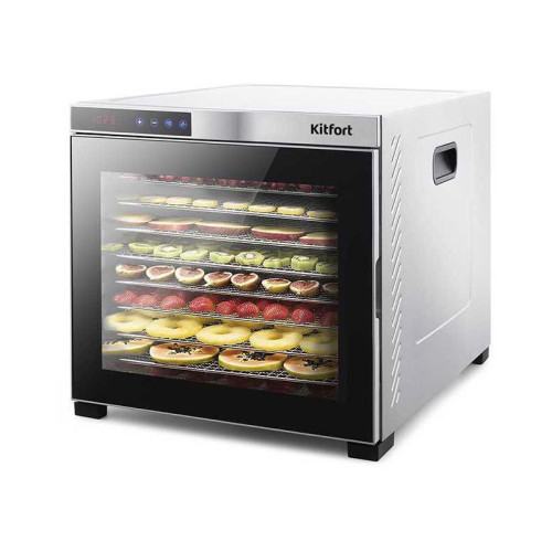 Сушка для фруктов и овощей Kitfort КТ-1910 30под. 1000Вт нержавеющая сталь