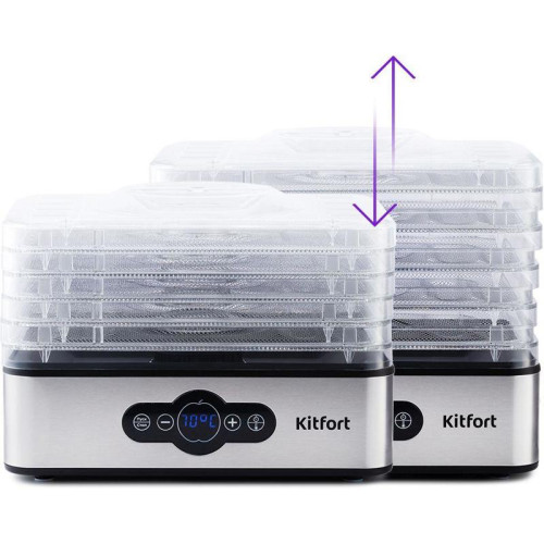Сушка для фруктов и овощей Kitfort КТ-1914 5под. 240Вт черный