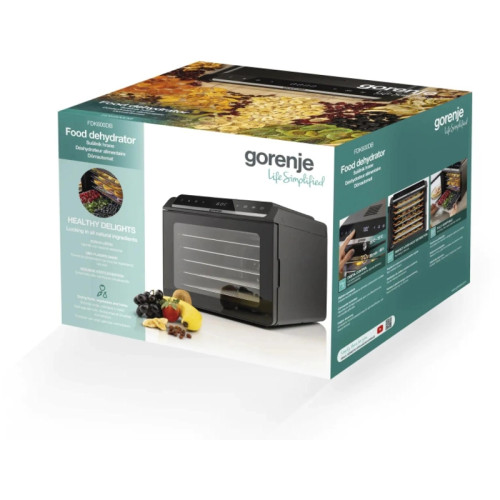 Сушка для фруктов и овощей Gorenje FDK600DB 5под. 600Вт черный Сушка для фруктов и овощей Gorenje FDK600DB 5под. 600Вт черный