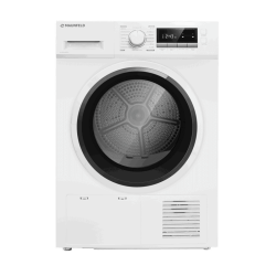 Сушильная машина MFDM168WHE Сушильная машина MAUNFELD MFDM168WHE, отдельностоящая, фронтальная, 16 режимов, максимальная загрузка 8 кг, электронное управление, сушка по влажности, защита от детей, пауза, подсветка барабана, антисмятие, датчик влажности, д