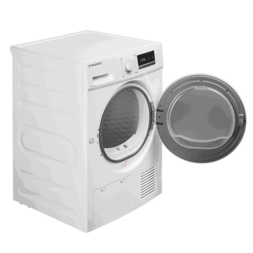 Сушильная машина MFDM168WHE Сушильная машина MAUNFELD MFDM168WHE, отдельностоящая, фронтальная, 16 режимов, максимальная загрузка 8 кг, электронное управление, сушка по влажности, защита от детей, пауза, подсветка барабана, антисмятие, датчик влажности, д