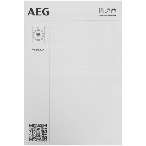 Сушильная машина Electrolux EW9D787KCE пан.англ. макс.загр.:8кг белый