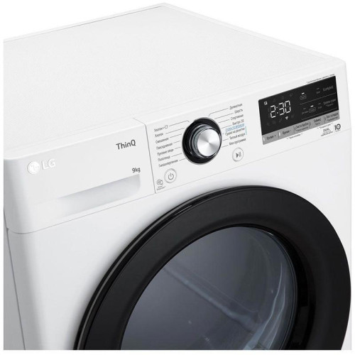 Сушильная машина LG DC90V3V6W кл.энер.:A++ макс.загр.:9кг белый Сушильная машина LG DC90V3V6W кл.энер.:A++ макс.загр.:9кг белый
